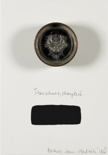 Titanschwarz, champlevé