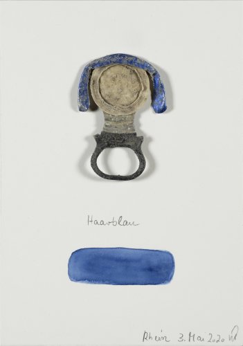 Haarblau