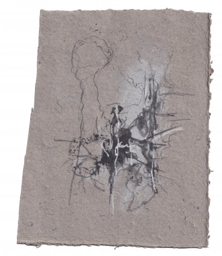 O.T. 2024, Acryl, Graphit, Tusche / Karton, 19 x 15 cm